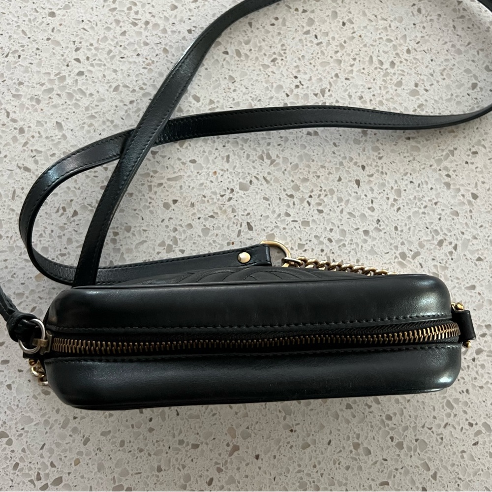 Gucci Black Crossbody Bag with Gold Accents size mini - Picture 5 of 11